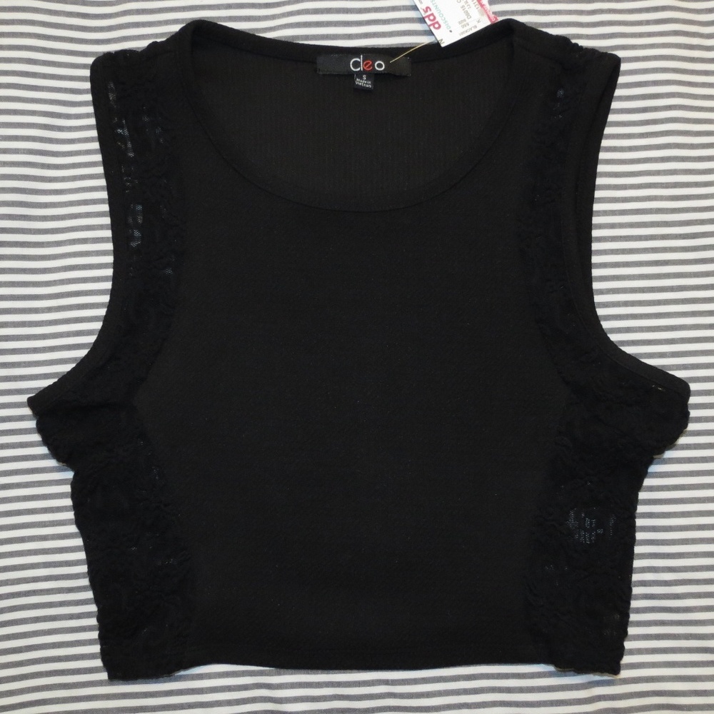 Black Crop Top